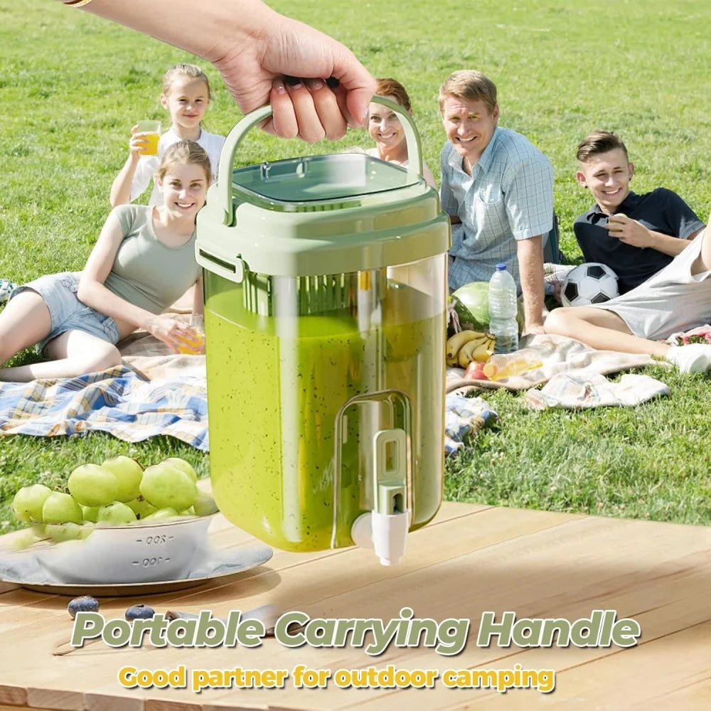 Large Capacity Portable Beverage Dispenser with Faucet