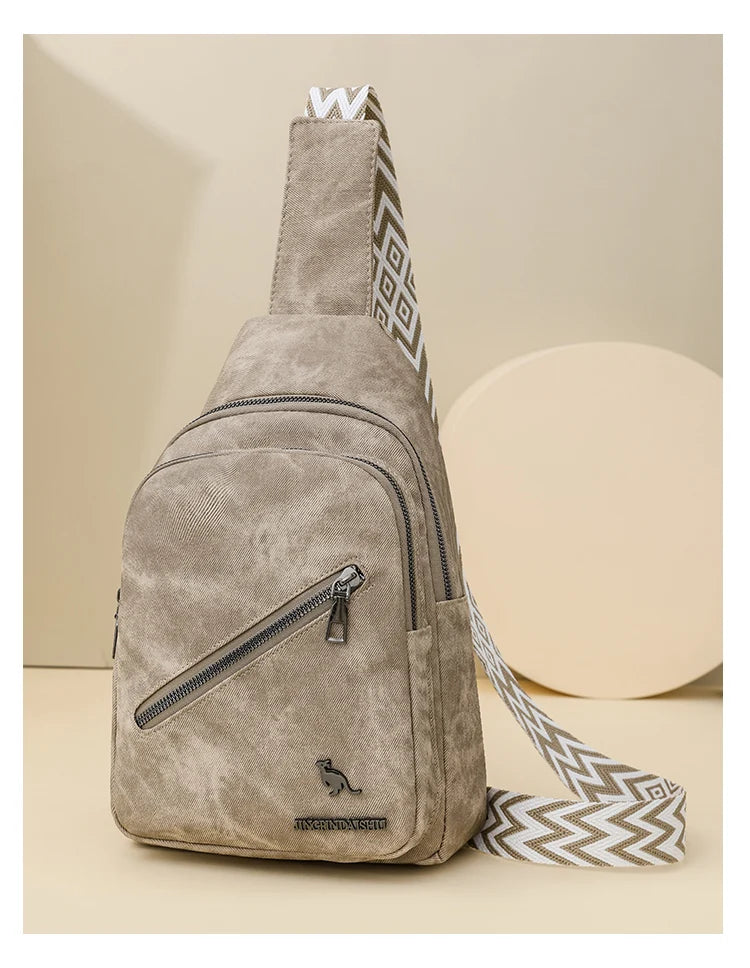 High-Quality Women's Waterproof Chest Bag | Large Capacity Crossbody