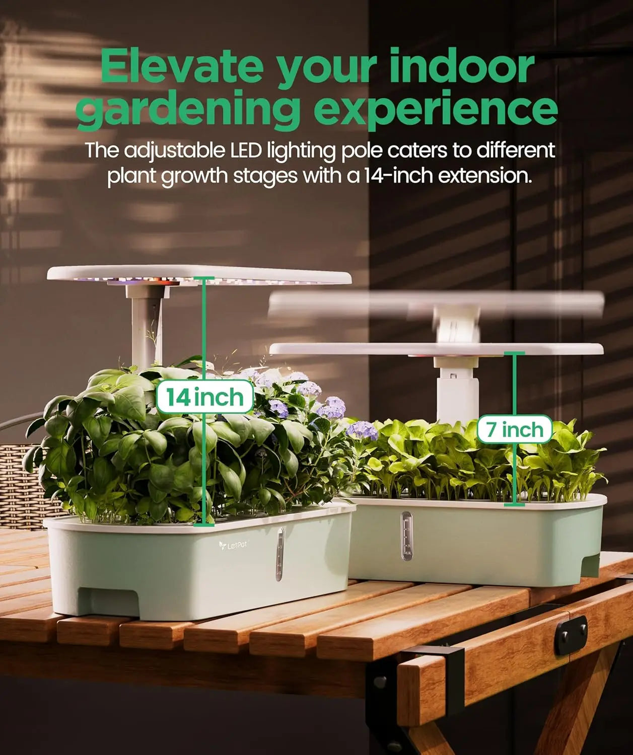 Smart Indoor Hydroponics Growing System | WiFi Controlled Garden