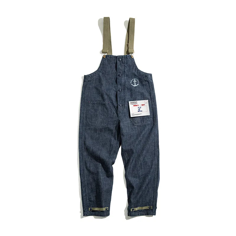 Unisex Vintage Denim Overalls | Stylish Baggy Jumpsuits for All
