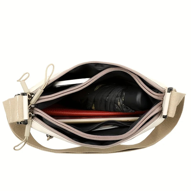 Bolso bandolera de nailon para mujer | Accesorio elegante para el día a día