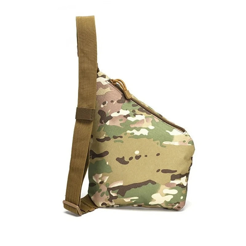 Men's Camouflage Tactical Chest Bag | Waterproof Crossbody Bag