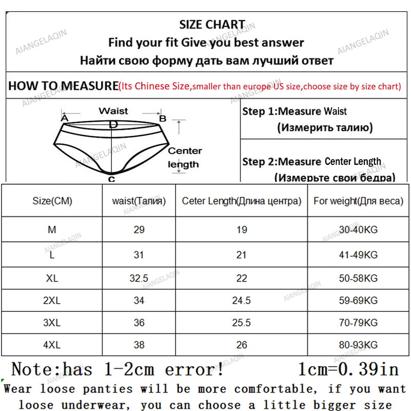 Plus Size Women's Cotton Briefs | Comfortable Sexy Lingerie Set