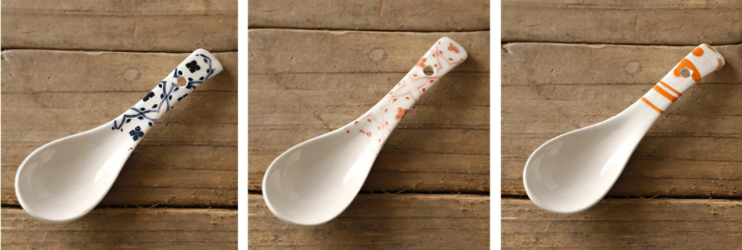 Ceramic Multi-Function Spoon | Japanese Style Tableware for Kitchen