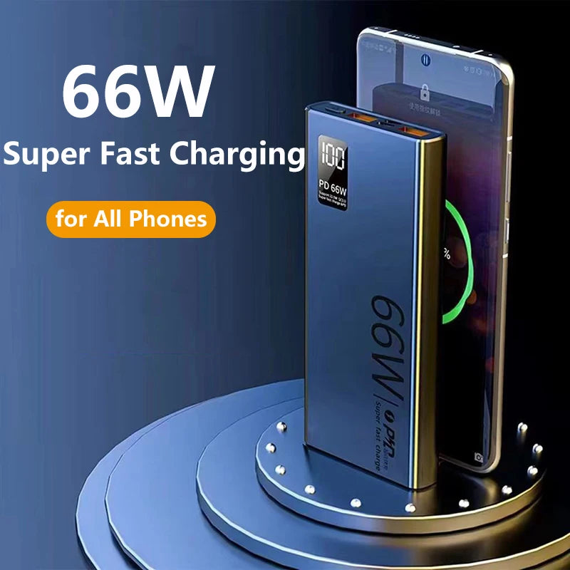 50000mAh Portable Power Bank | 66W Fast Charging Solution
