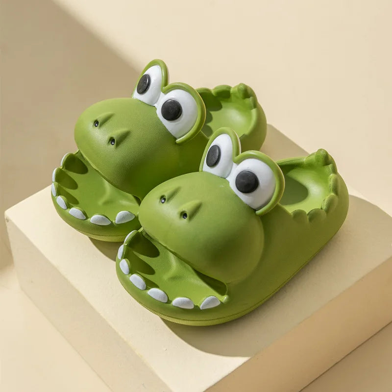 Dinosaur Kids' Slippers | Fun Non-Slip Indoor Sandals