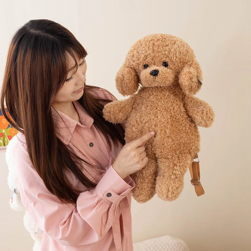 Adorable Plush Teddy Dog Backpacks for Kids | Fun & Functional