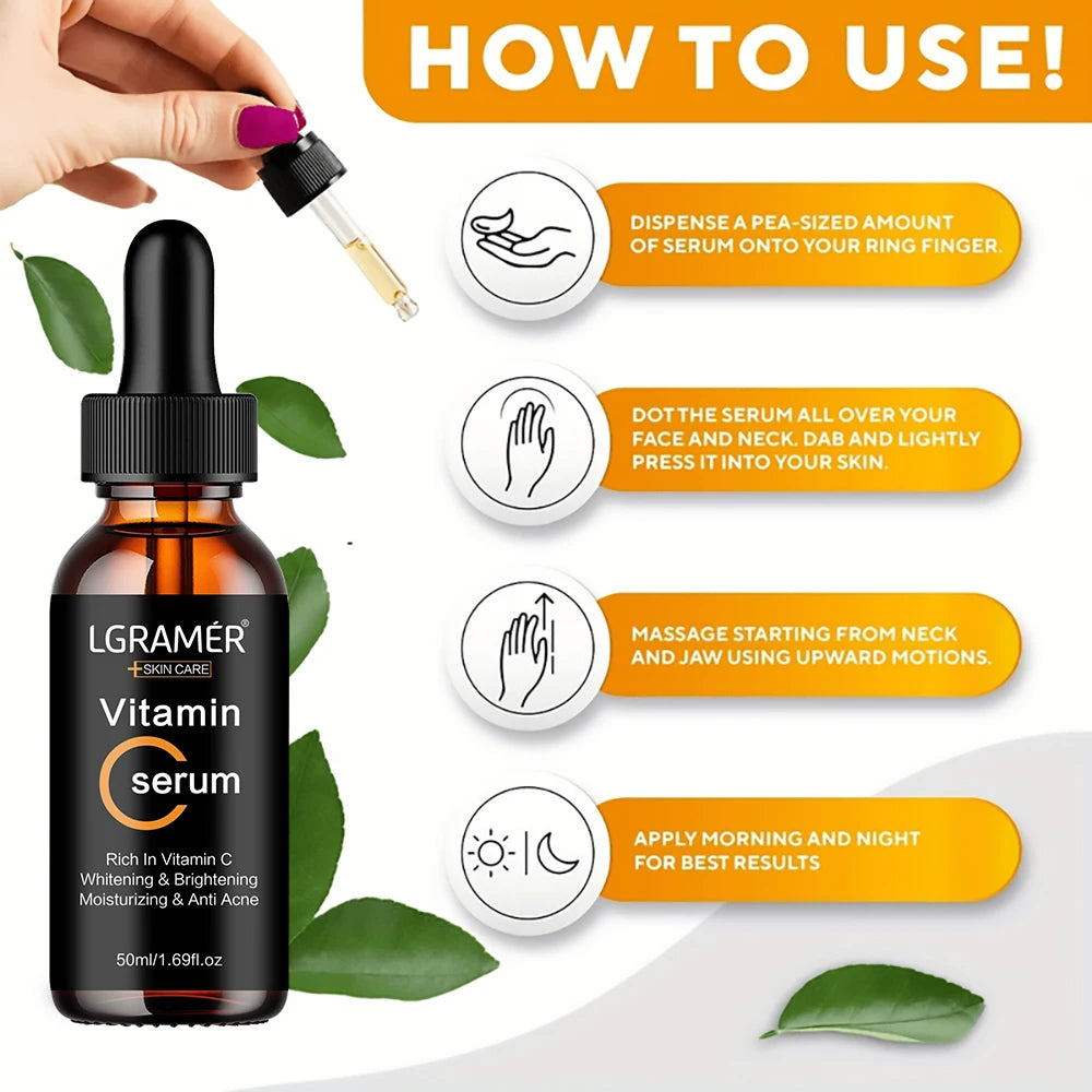 Vitamin C Facial Serum for Brightening & Hydration | Skincare Essence