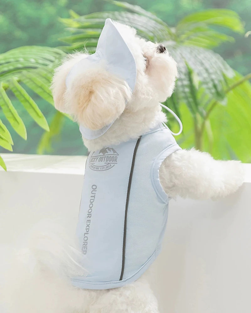 Lightweight Summer Cooling Vest for Dogs and Cats | Breathable Mesh Shirt