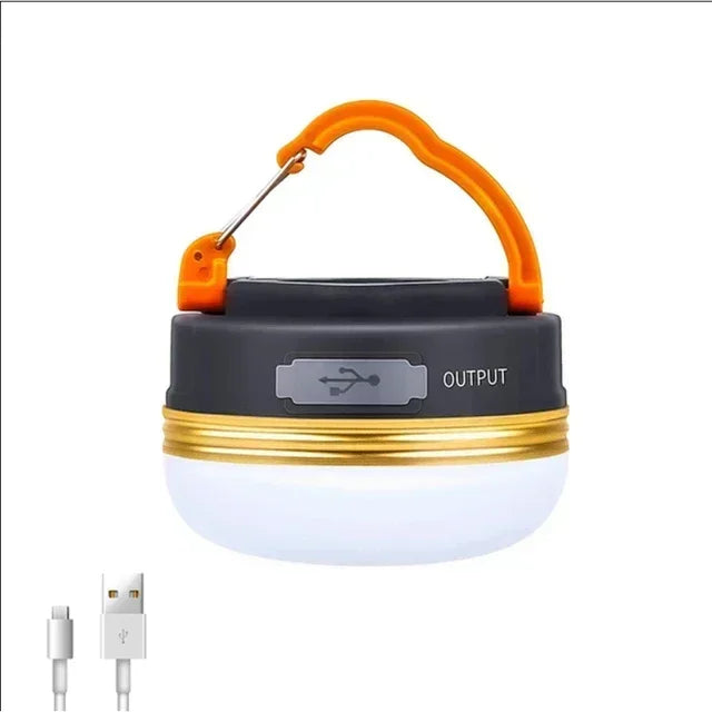 Linterna de camping LED recargable | Luz de tienda de campaña portátil 3 modos