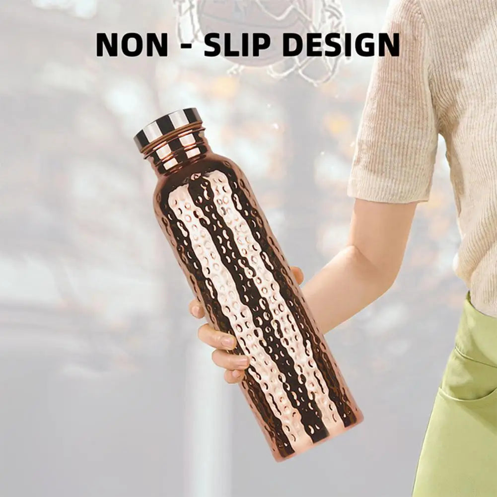 800ML Copper Sports Water Bottle | Leakproof & Stylish Hydration
