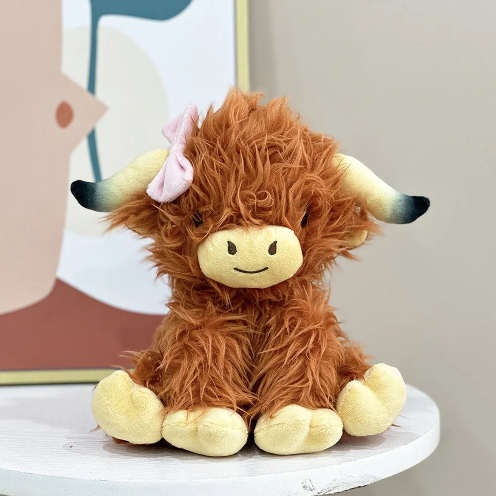 Adorable Highland Cow Plush Toy | Soft & Cuddly Stuffed Animal