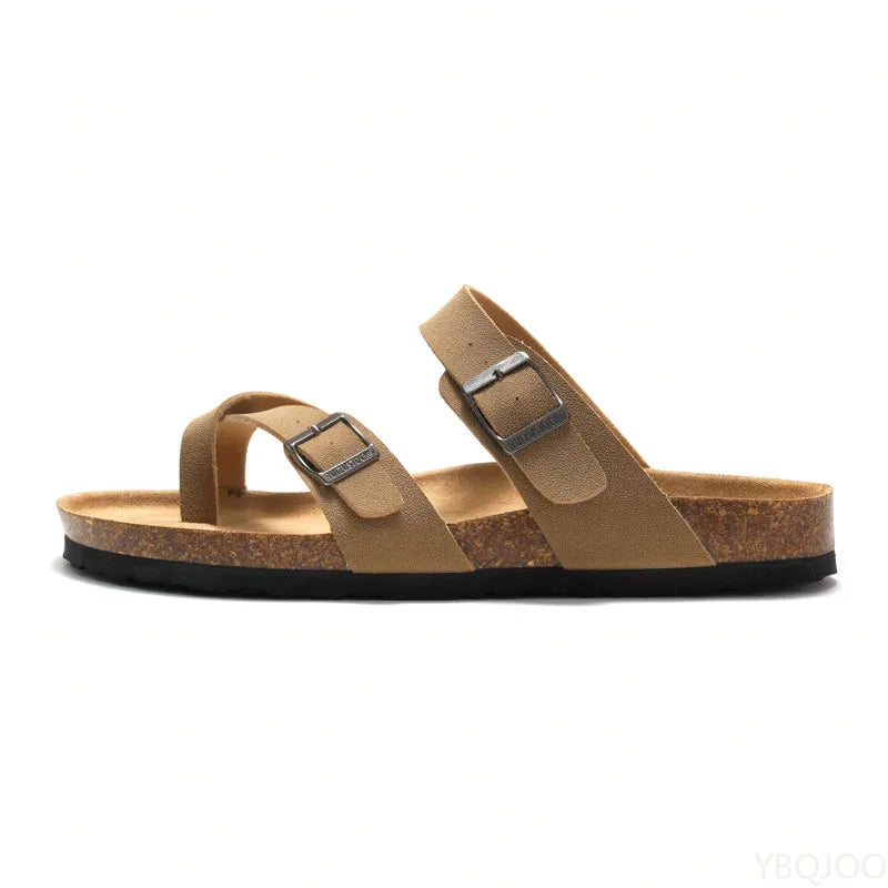 Summer Women's Cork Slippers | Trendy Casual Beach Footwear