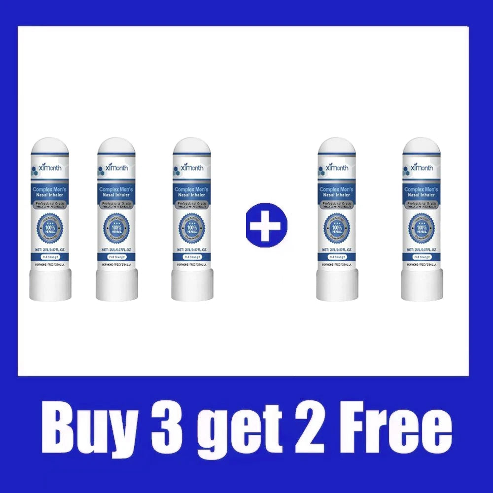 Men's Energy Enhancer Nasal Inhaler | Boost Endurance & Refresh