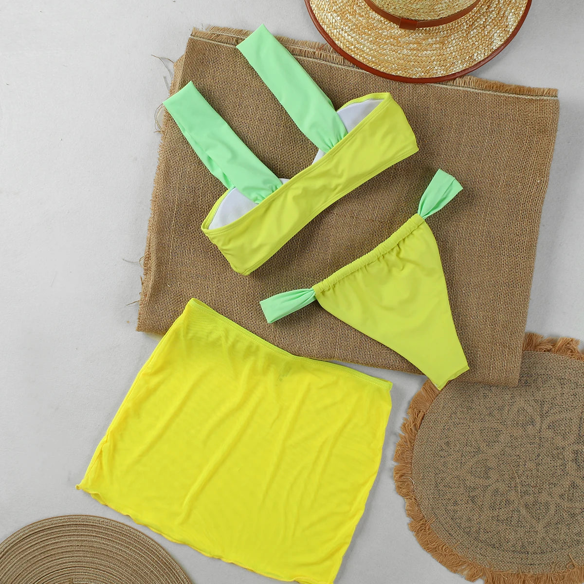 3-Piece Micro Bikini Set | Sexy Women's Swimwear for Summer