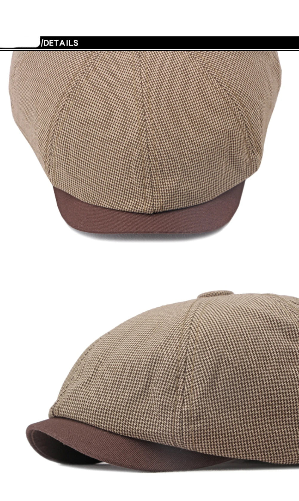 Unisex Plaid Beret Caps for Spring & Summer | Fashionable Flat Hats