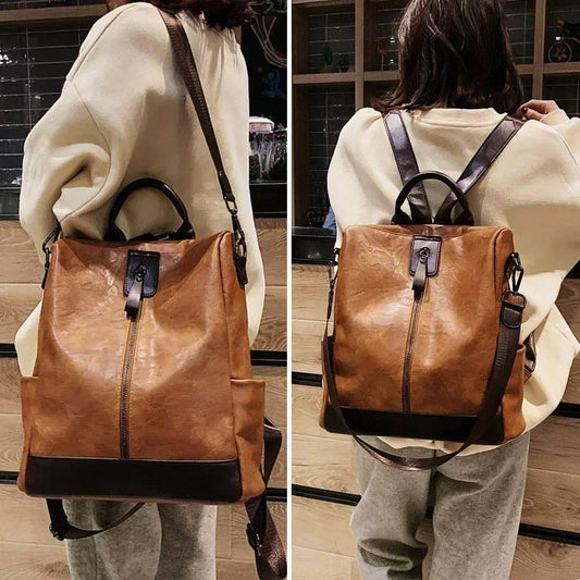 Women's Fashion Leather Backpack | Stylish Travel Bag for All Occasions