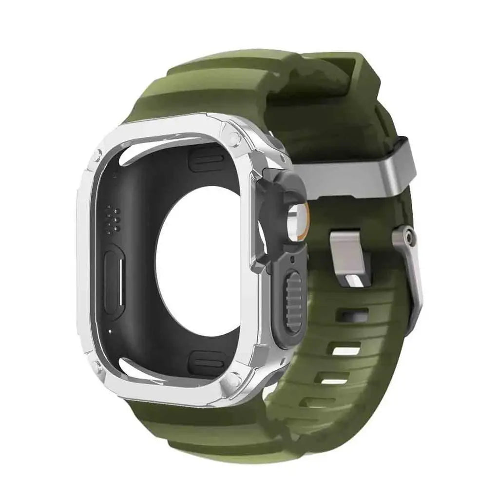Waterproof Silicone Strap and Case for Smartwatches | Durable & Stylish