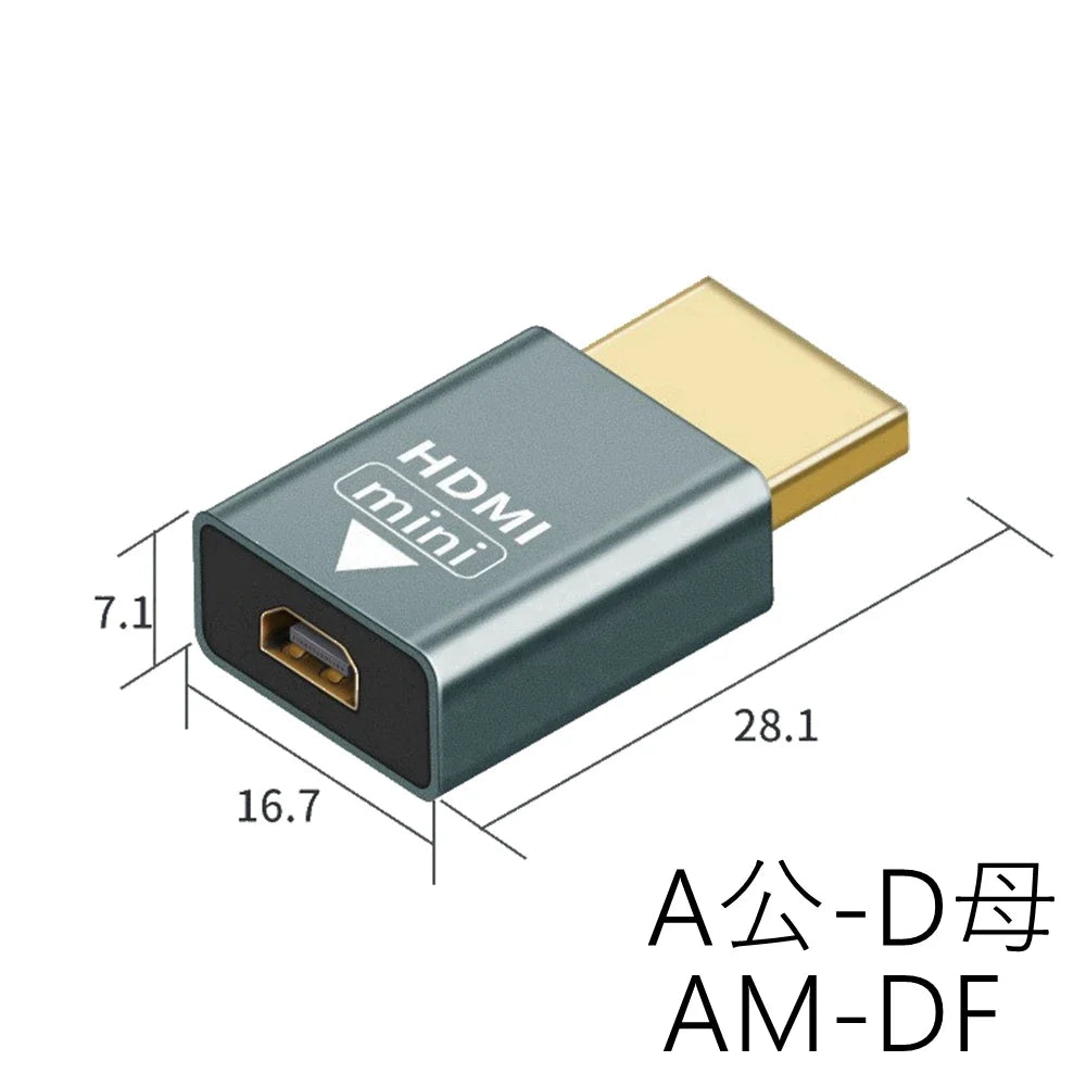 4K Mini Micro HDMI Adapter for High-Quality Audio & Video
