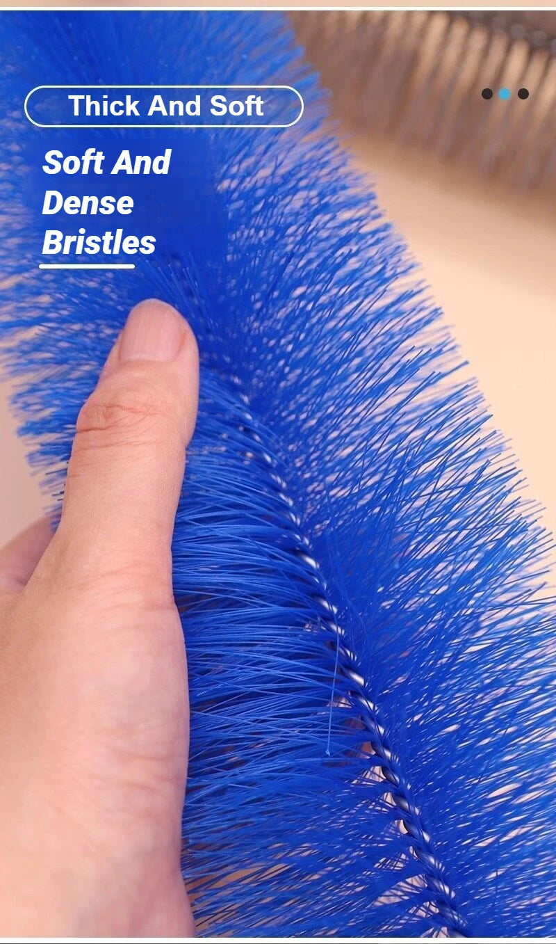 Bendable Fan Duster with Ultra Fine Bristles | Multi-Purpose Cleaning Tool
