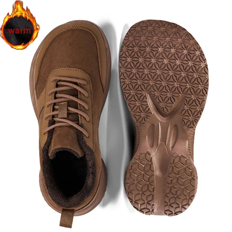 Winter Barefoot Men's Sneakers | Comfortable Non-Slip Casual Shoes