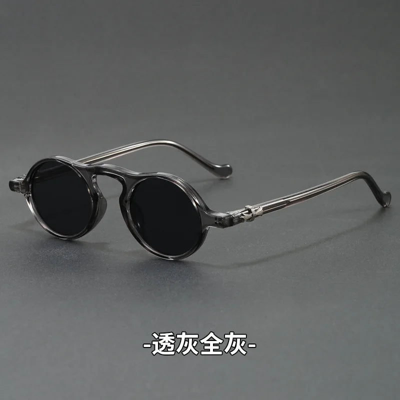 Vintage Round Sunglasses | Ultra-Light Oval Fashion Eyewear