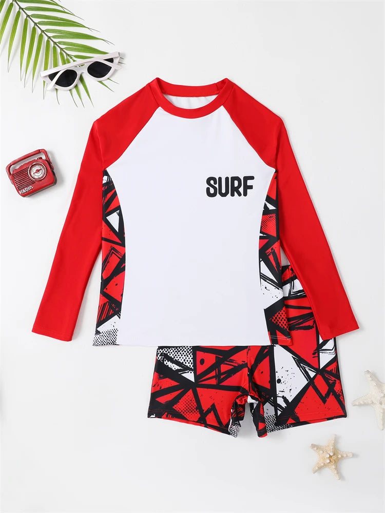 Boys Long Sleeve Swimwear | Stylish and Comfortable Beach Outfit
