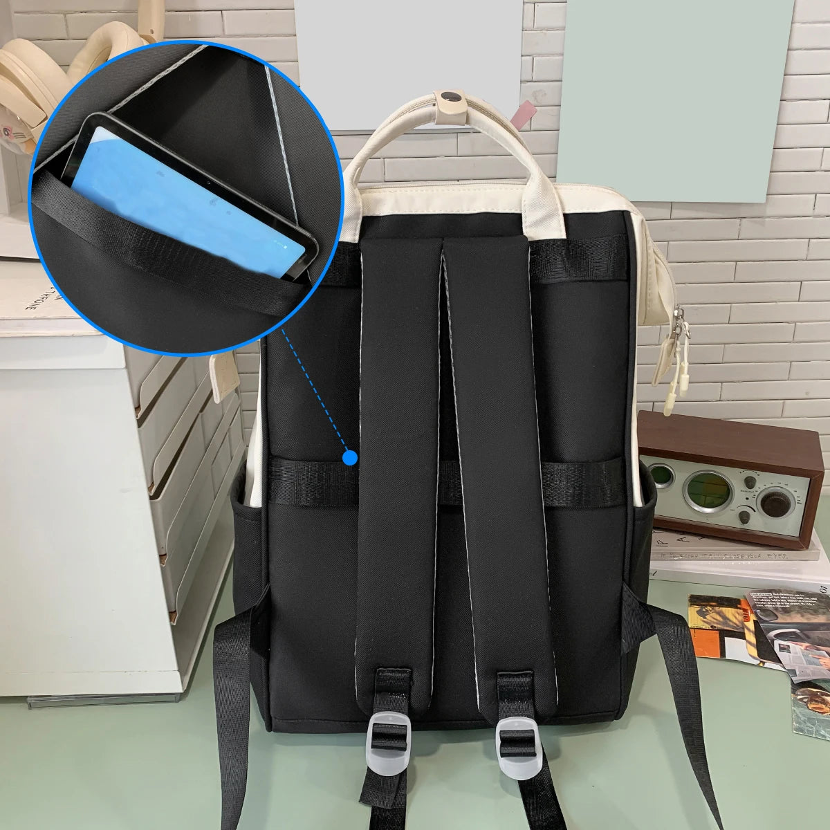 Large-Capacity College Backpack | Stylish & Functional Design