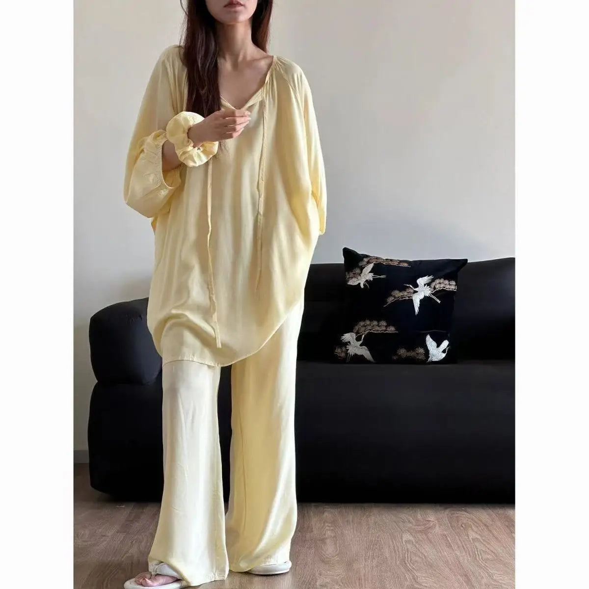 Women's Loose Pajamas Set | Cozy Oversized Sleepwear for Home