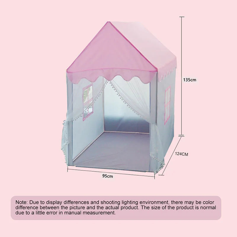 Large Children Toy Tent | Fun Folding Kids Wigwam Playhouse