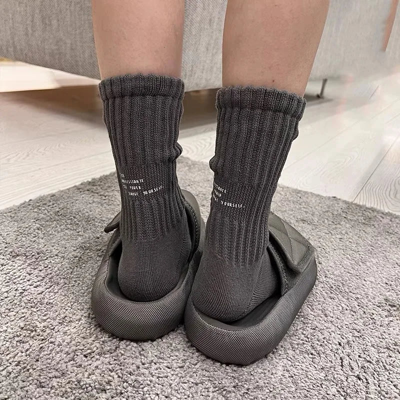 Cozy Vintage Sports Tube Socks for Men | Thickened Comfort Fit