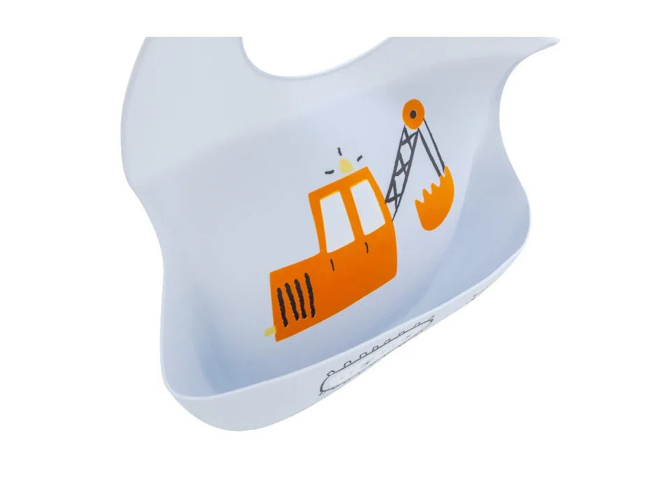 Adjustable Waterproof Silicone Baby Feeding Bibs for Kids