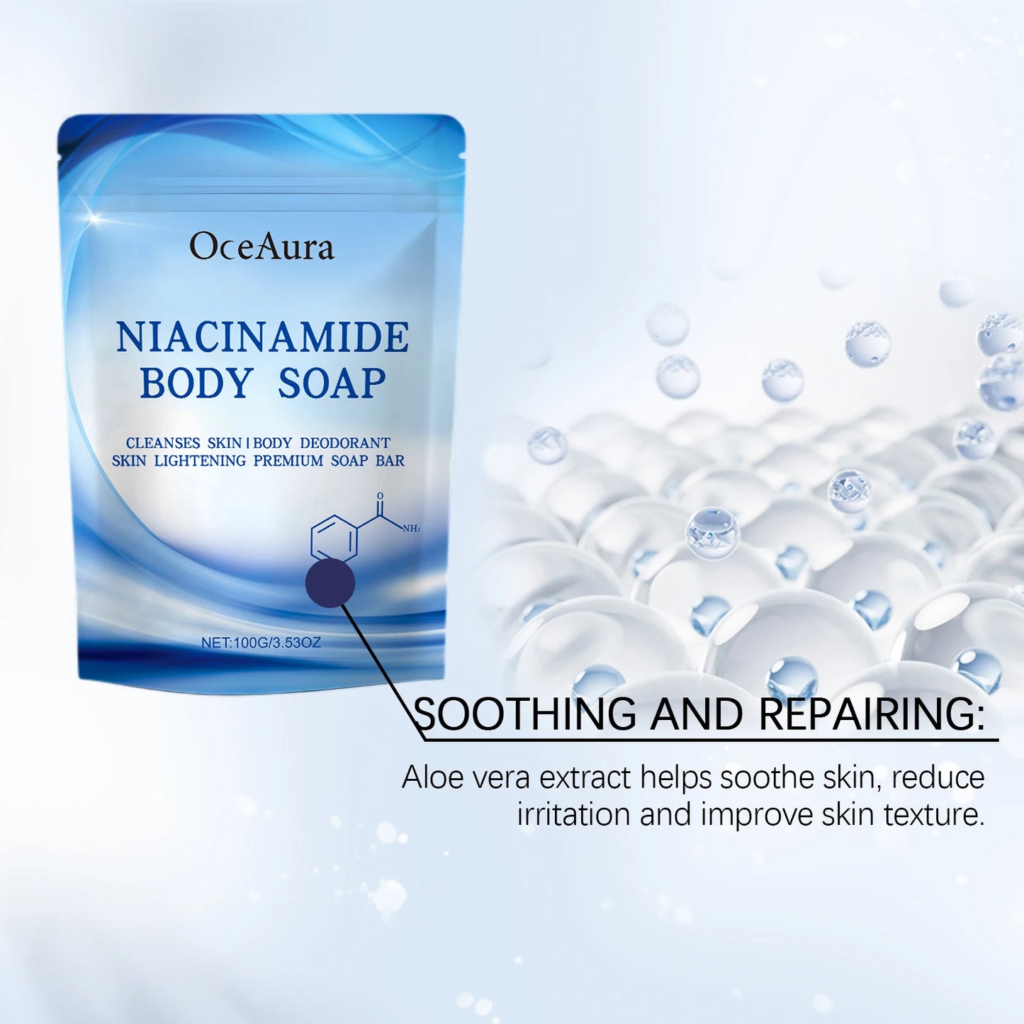 Niacinamide Skin Brightening Soap | Deep Clean & Whiten Skin