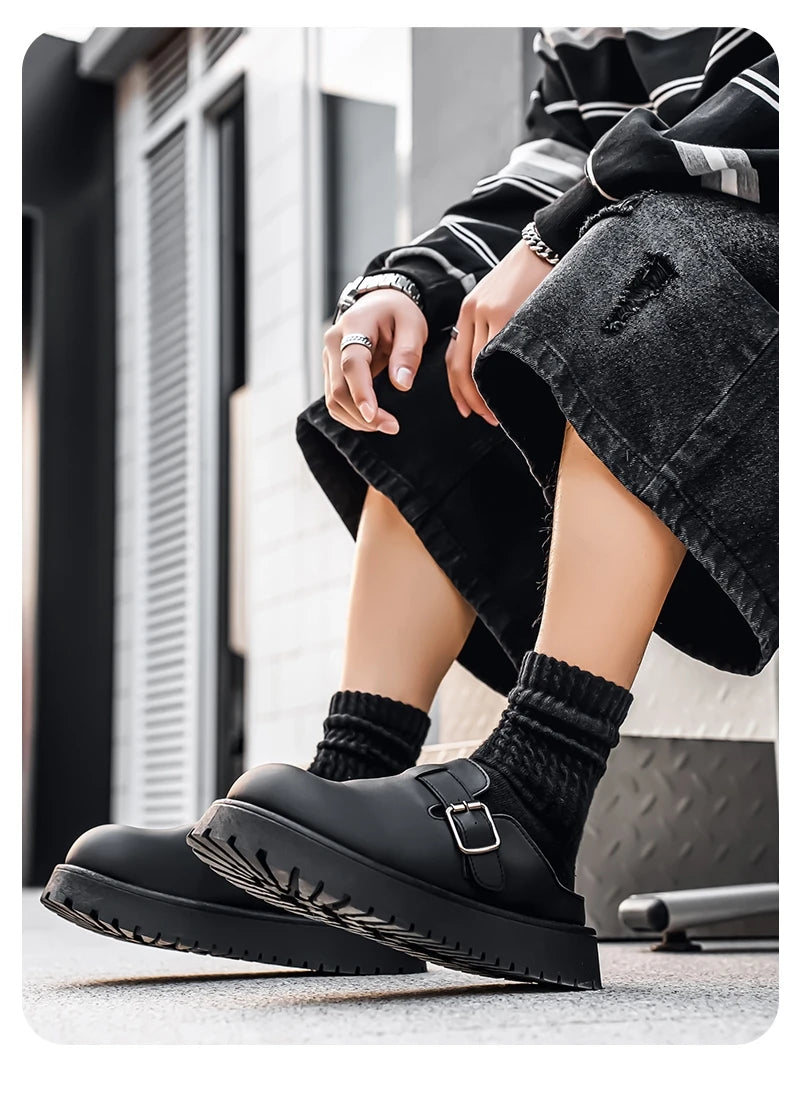 Men's Casual Leather Half Slippers | Non-Slip Summer Clogs