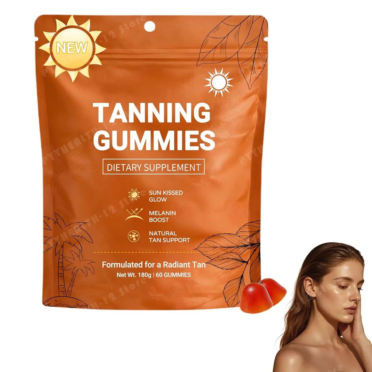 Sunless Tanning Gummies for Women | Healthy Bronzing Glow