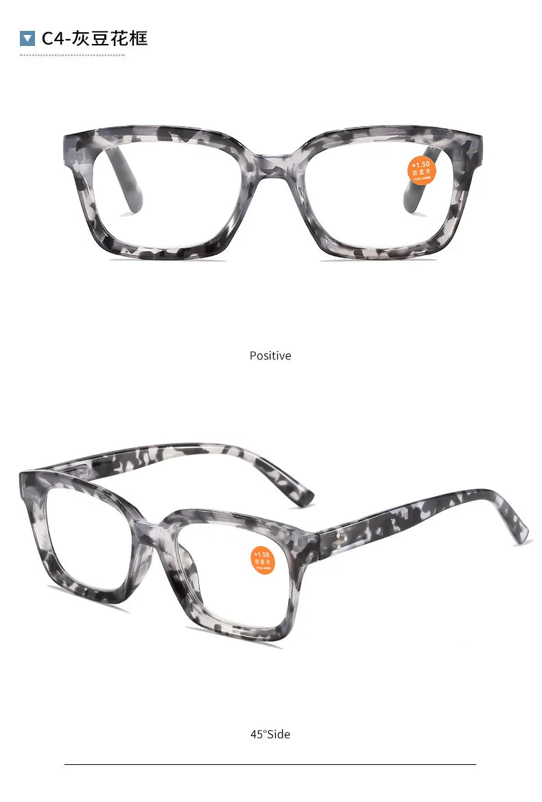 New Reading Glasses Men women Anti Blue Light Presbyopia Eyeglasses Antifatigue Computer Eyewear with +1.5 +2.0 +2.5 +3.0 +3.5