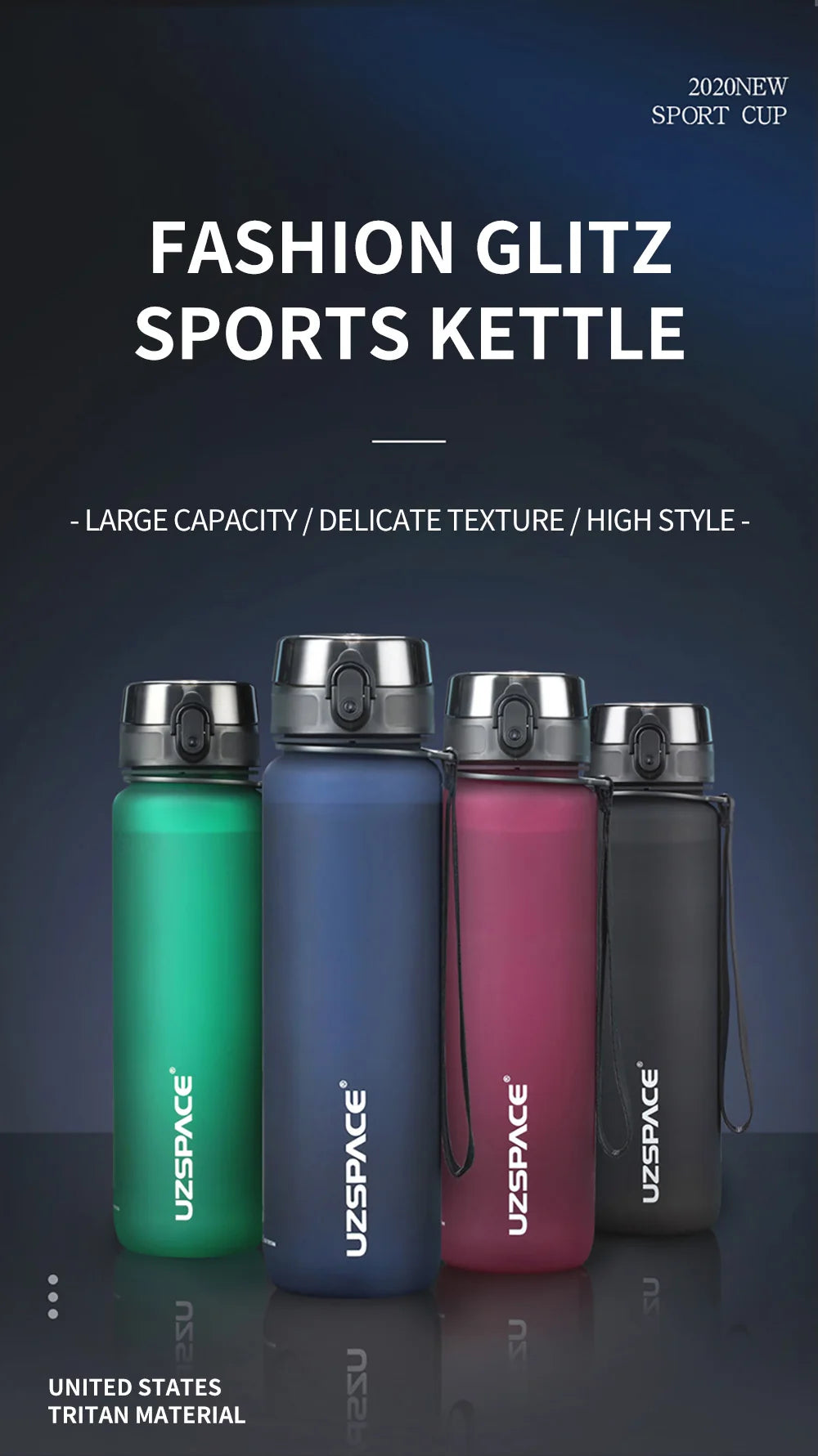 Eco-Friendly BPA-Free Water Bottle | Leak-Proof & Portable