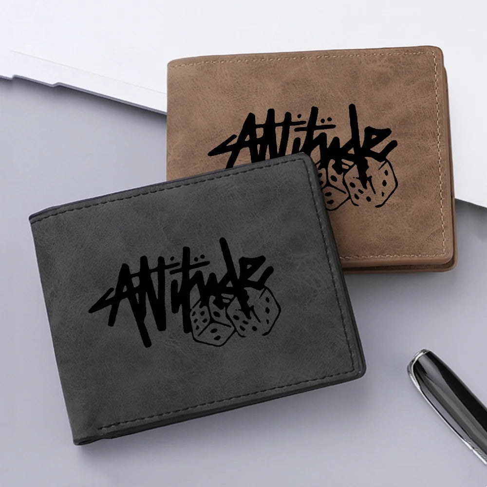 Men's Mini Short Wallet with Multi-Card Slots | Casual Double Fold Design