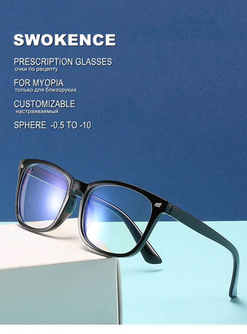 Gafas de sol retro de montura cuadrada con protección contra la luz azul y estilo