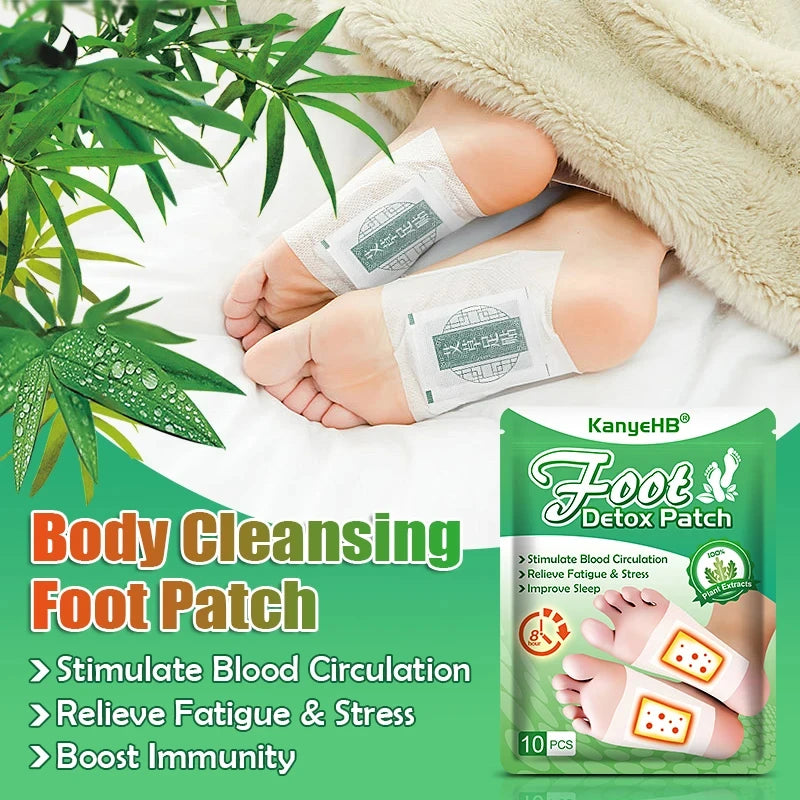 Detox Foot Patches | Natural Toxin Cleansing and Stress Relief