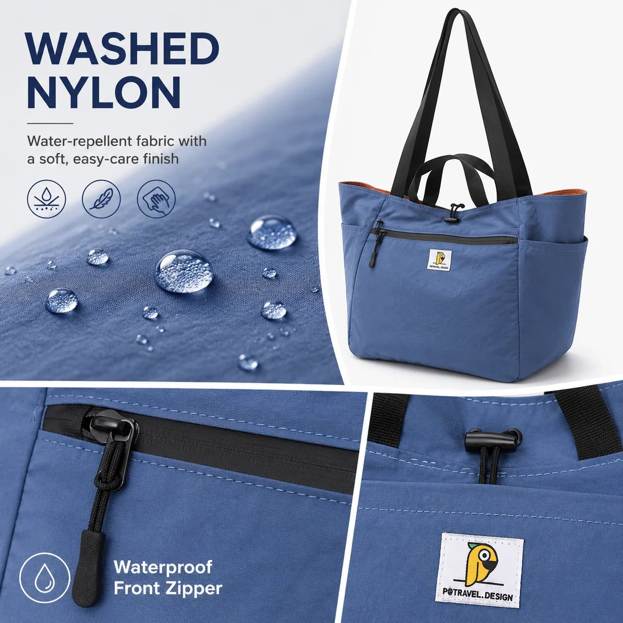 Reversible Large Capacity Travel Tote Bag | Foldable Duffle for All
