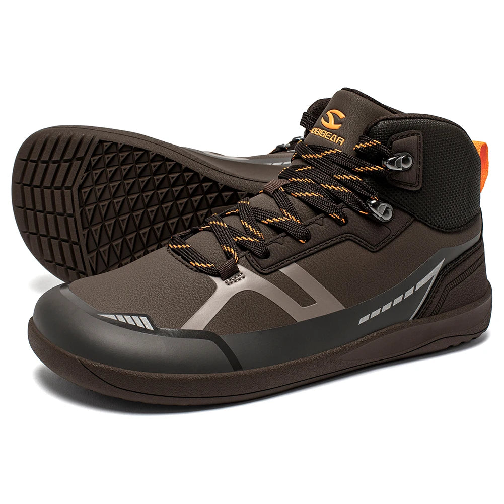 Unisex Mid Top Barefoot Hiking Shoes | Comfortable Trail Boots