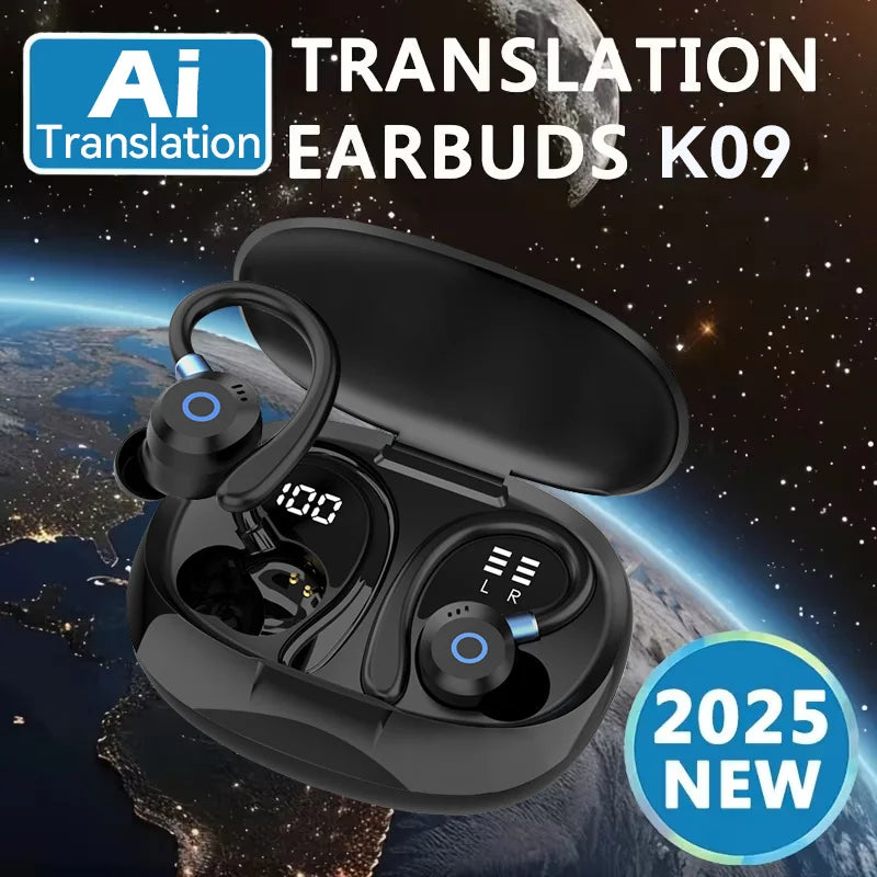 Wireless Bluetooth Earbuds | Active Noise-Cancellation & Digital Display