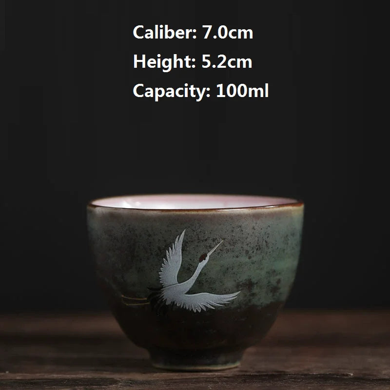 Elegant Japanese Style Ceramic Coffee Cup | Eco-Friendly Drinkware