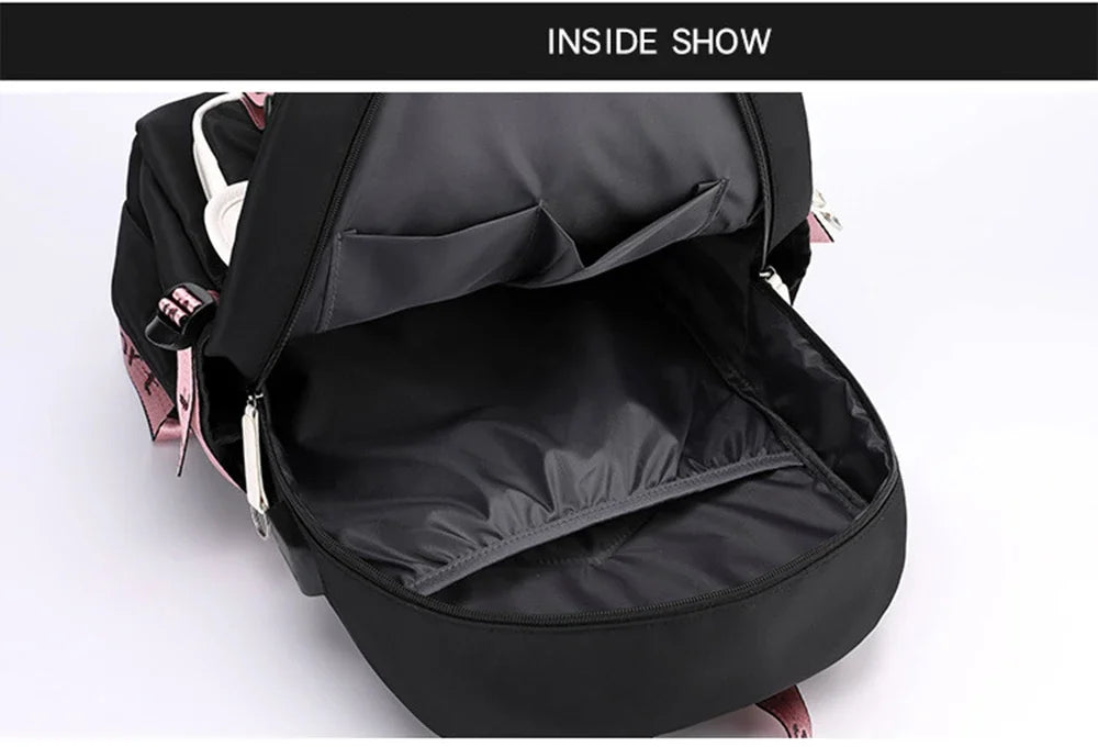 Cute Anime Cat Kawaii Backpack for Girls | Perfect Back to School Bag