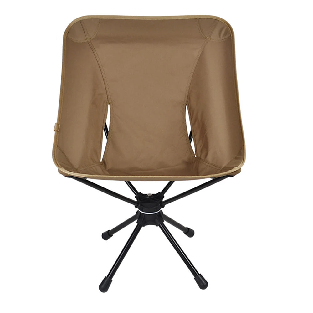 Lightweight Outdoor Folding Swivel Chairs for Camping & Fishing