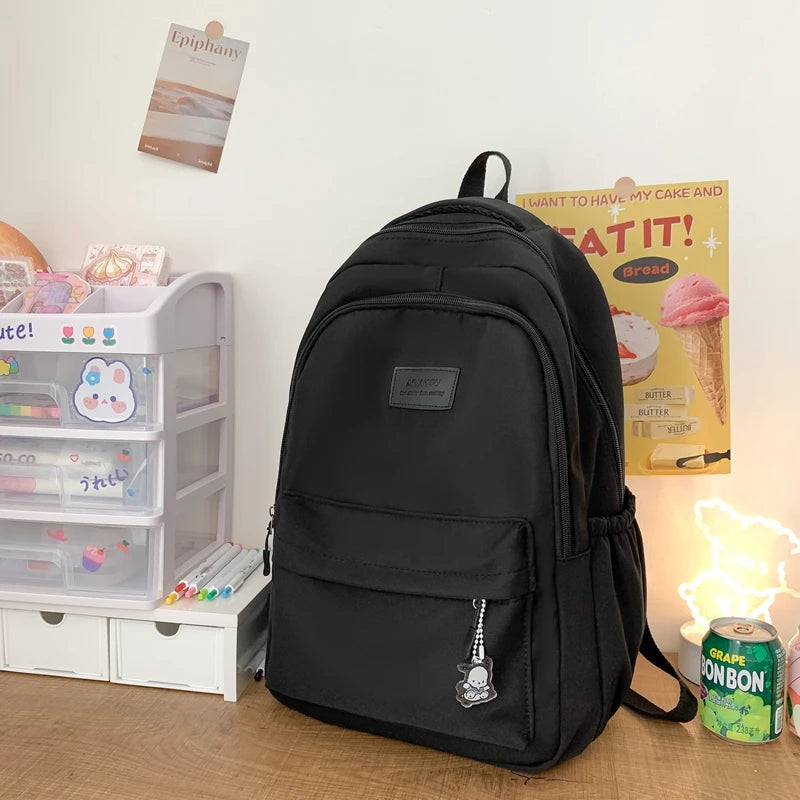 Stylish Waterproof College Backpack | Trendy Laptop School Bag