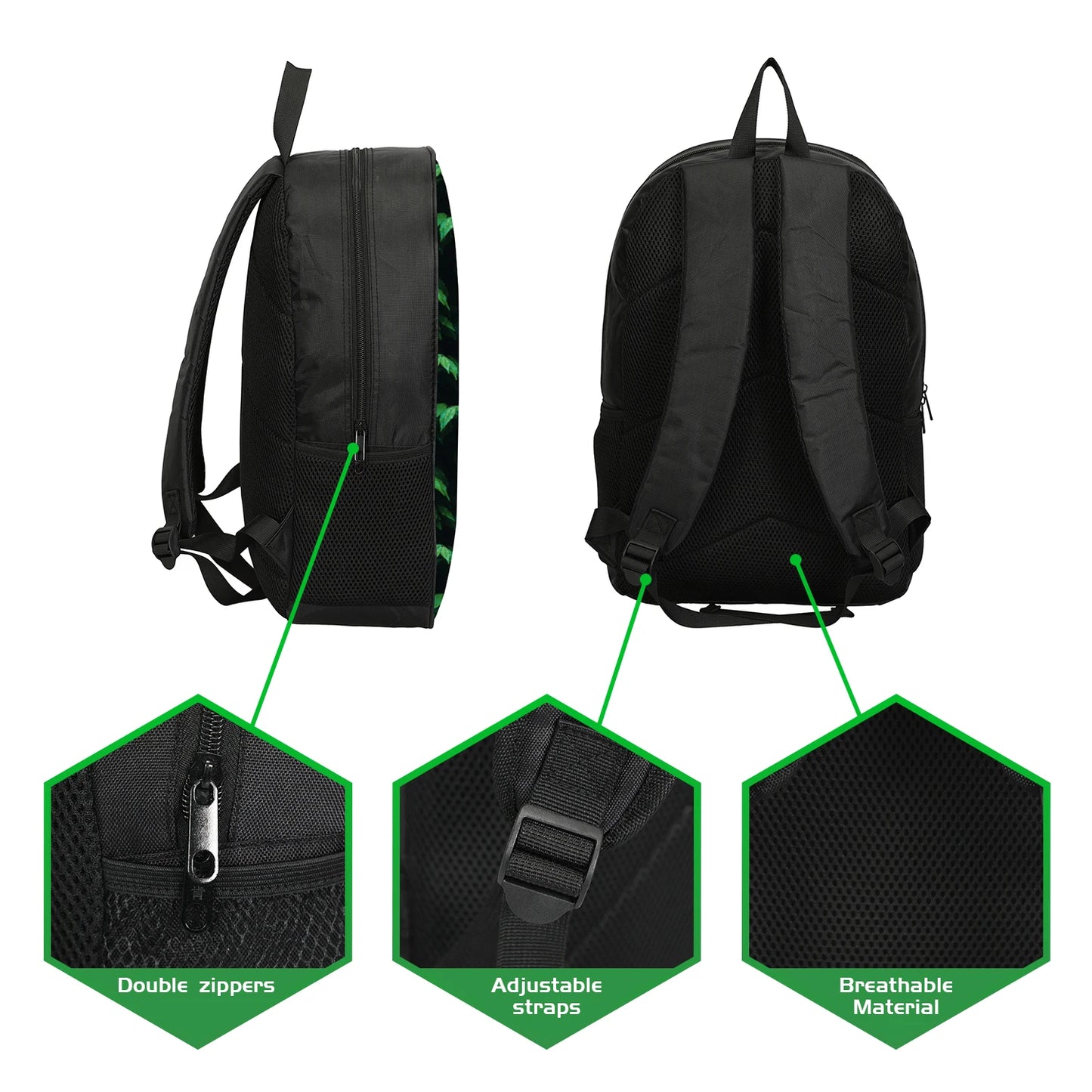 Seven Deadly Sins Student Backpack Set | Versatile Meal & Pen Bag
