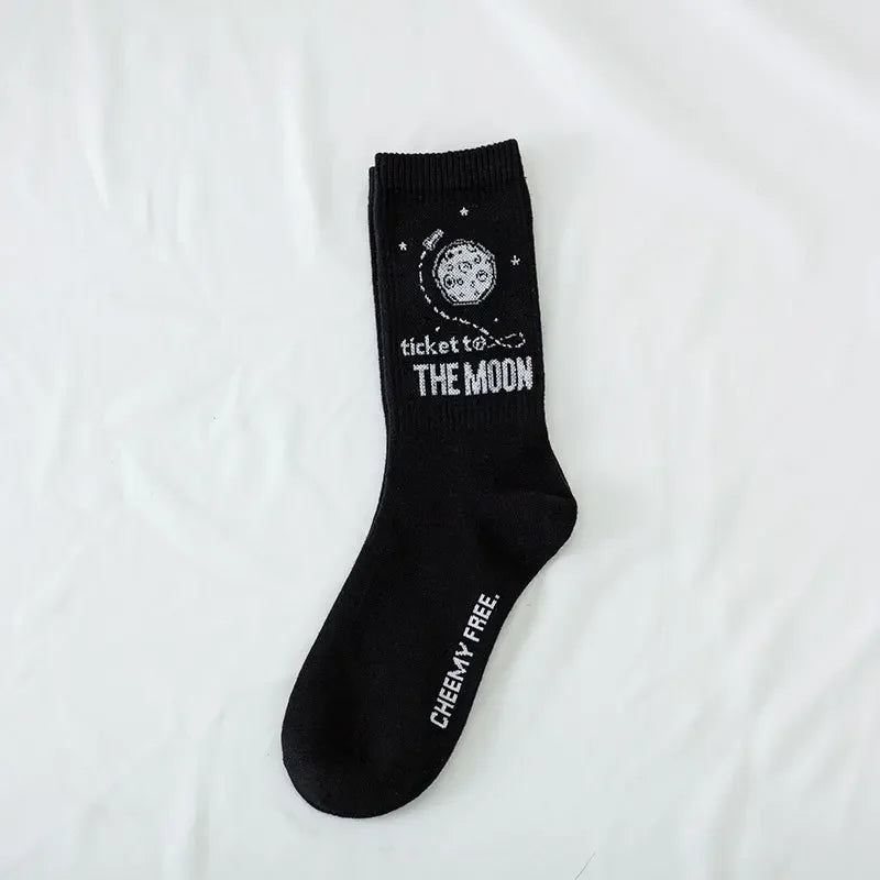 Casual Trendy Long Tube Socks | Antibacterial & Anti-Odor Comfort