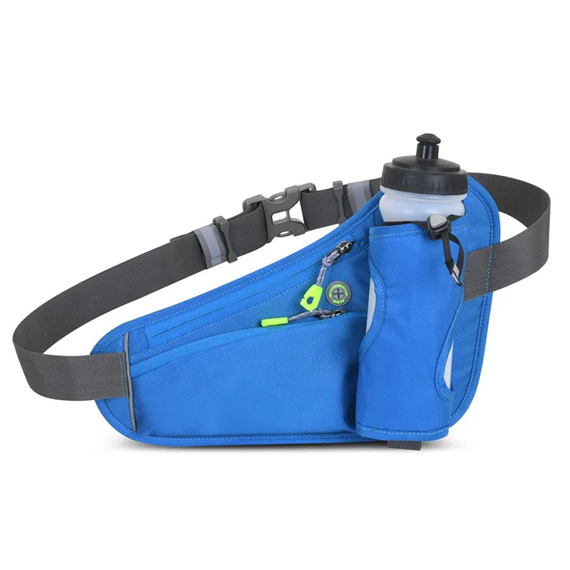 Waterproof Running Waist Bag with Water Bottle Holder for Outdoor
